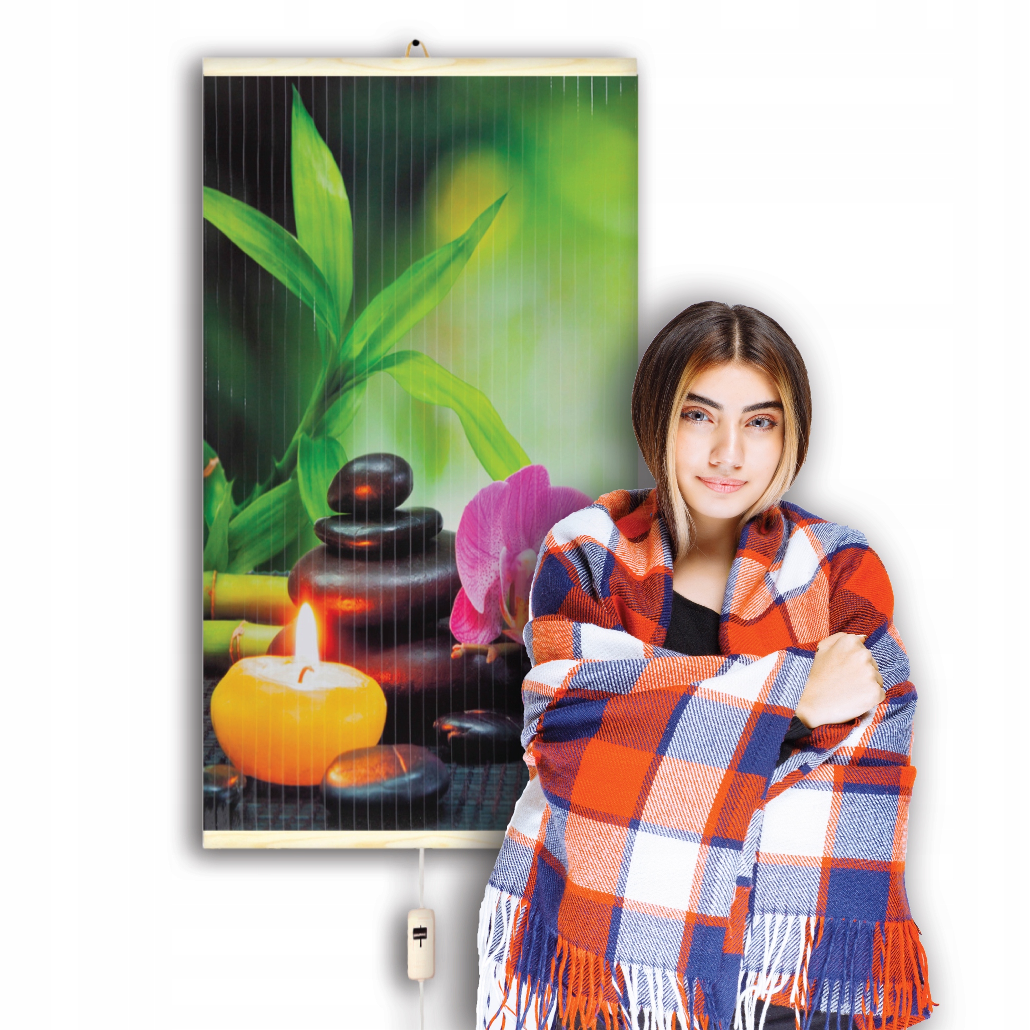 EasyHeater nástenný infražiarič s 430W regulátorom Harmonia